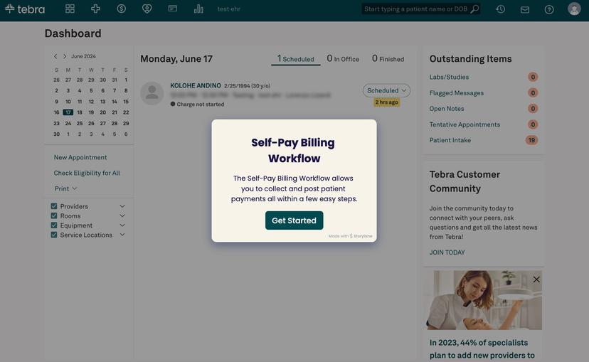 Self-Pay Billing Workflow