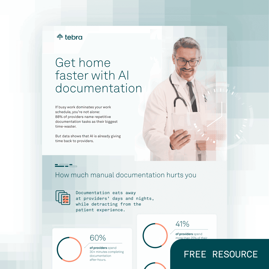 Cut documentation time and get your evenings back with AI