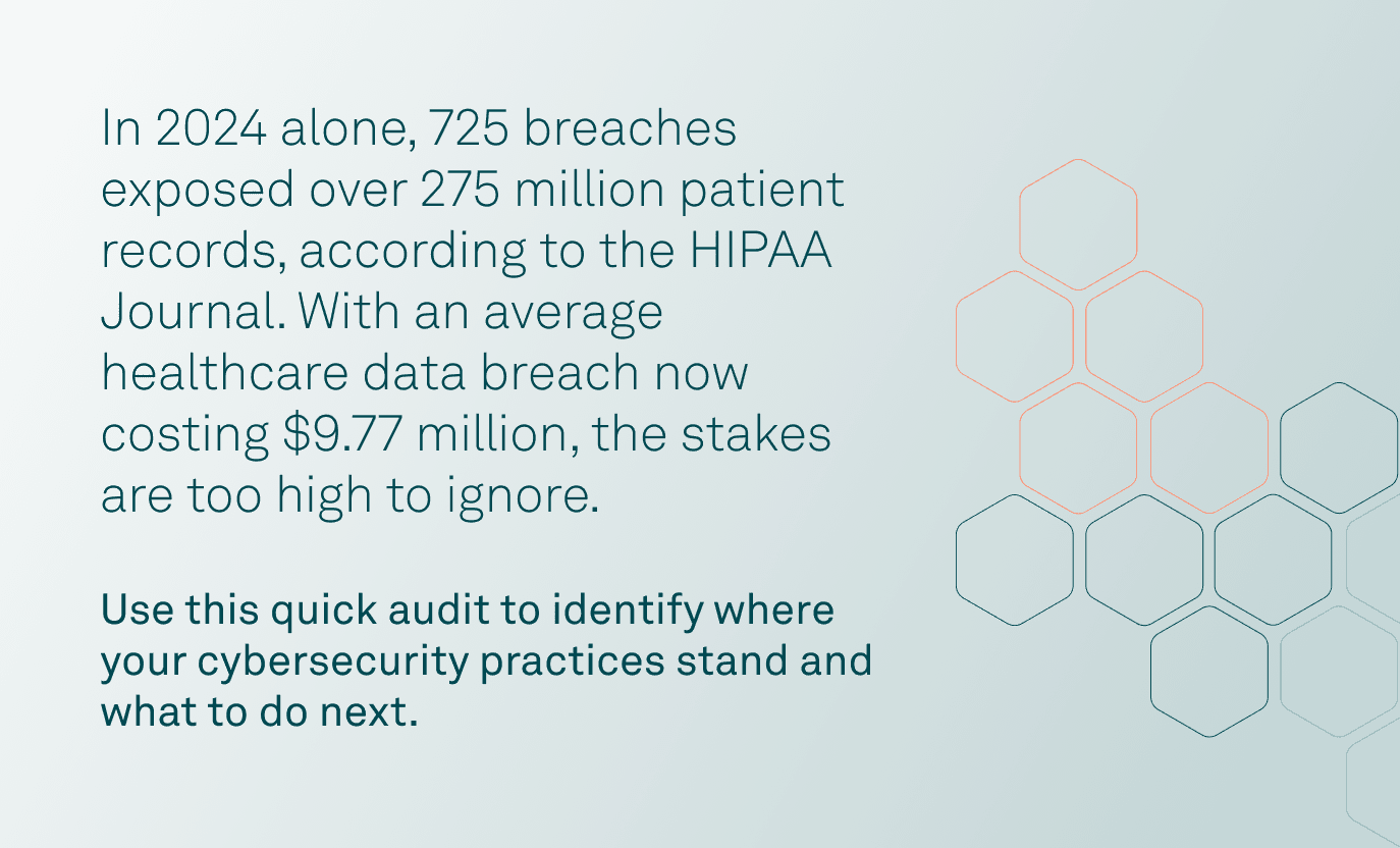 Use this audit to identify what you do next.