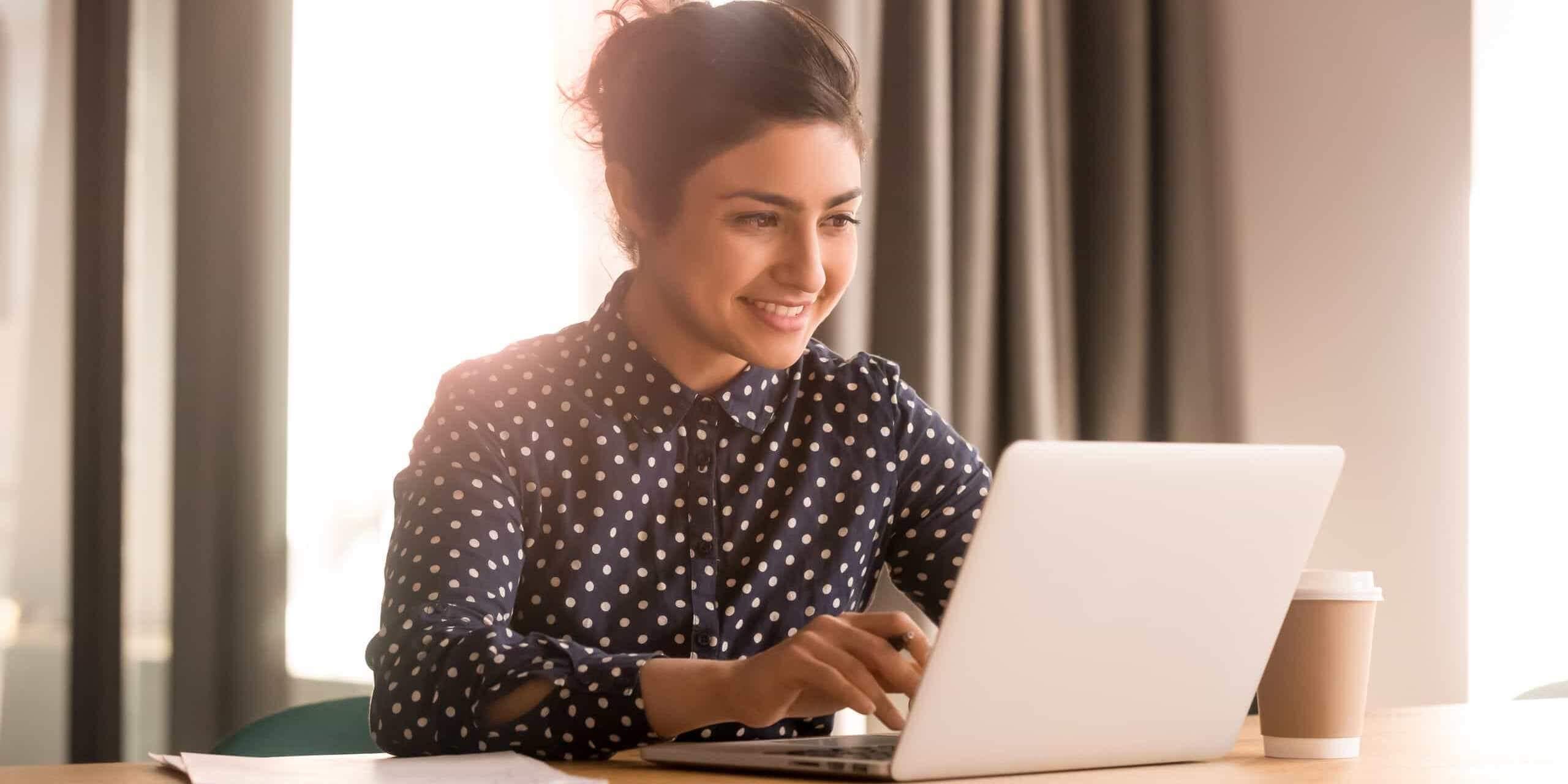 person looking at medical job posting sites and job boards