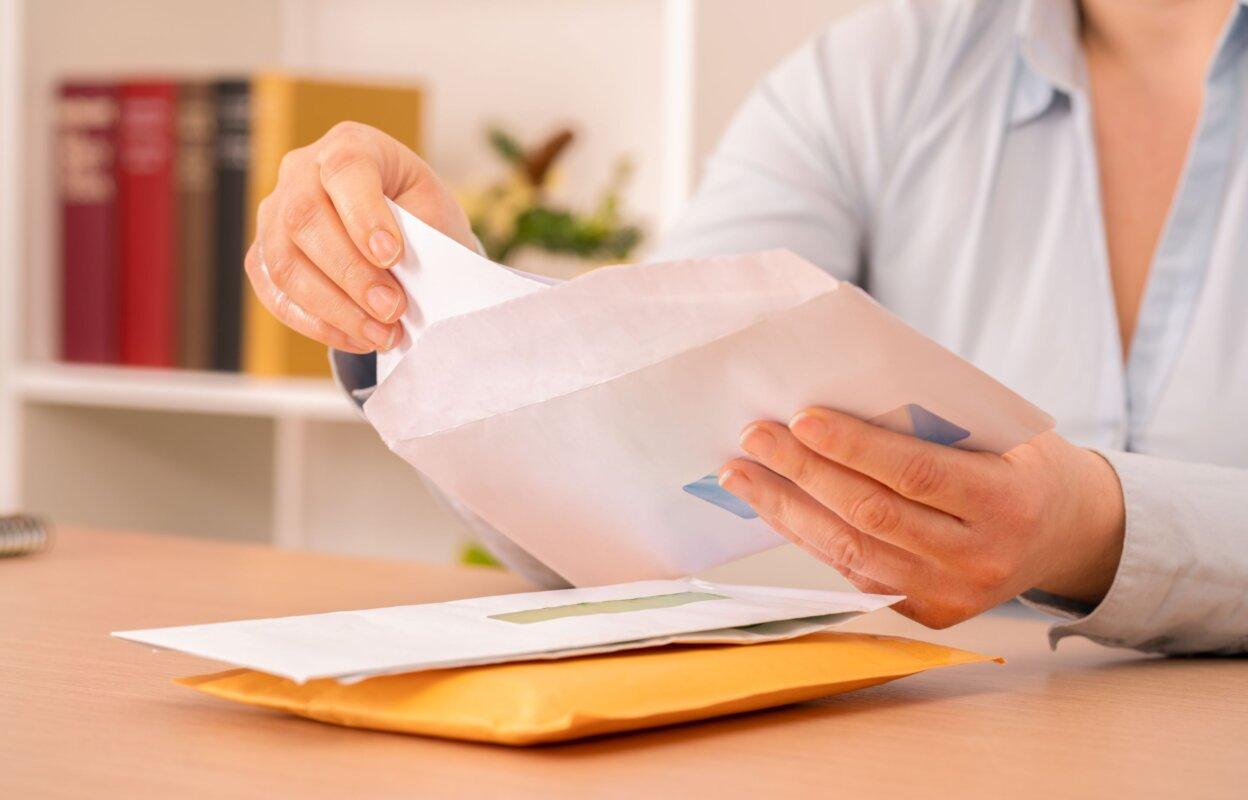Person reviewing insurance appeal letter