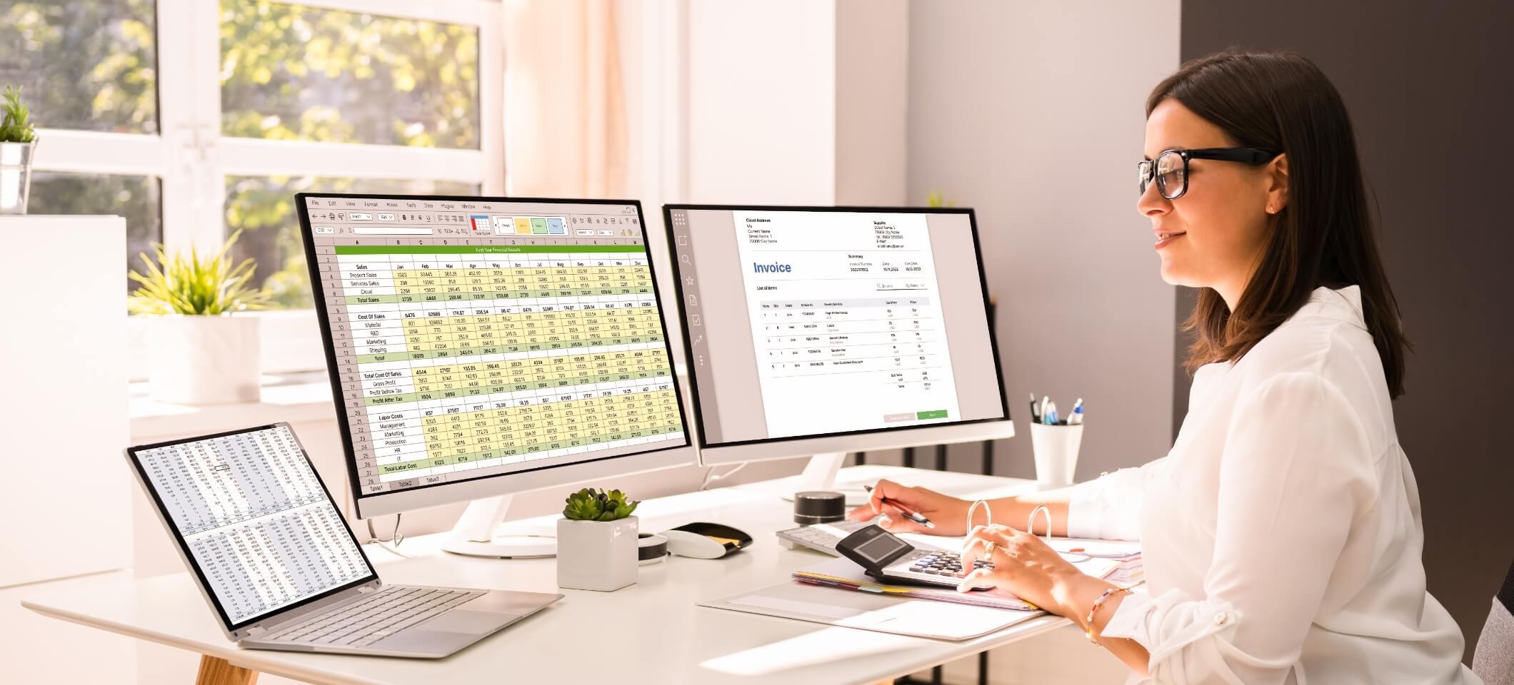 Person uses calculator after reading June 2025 revenue cycle management healthcare news