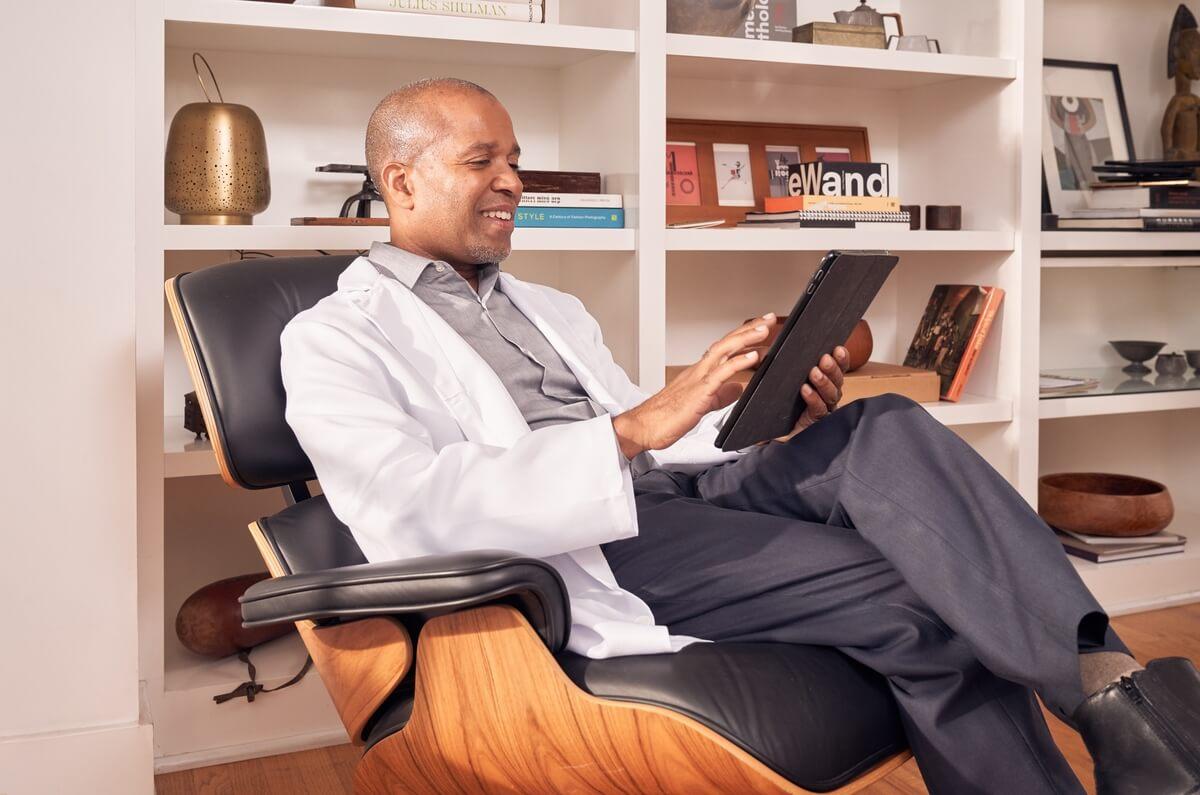Doctor assessing their digital front door