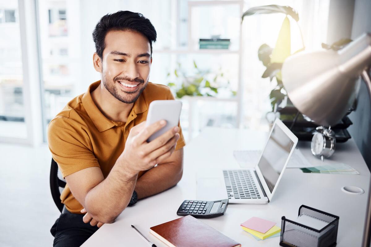 Independent medical practice patient pays bill via integrated patient payments software on phone