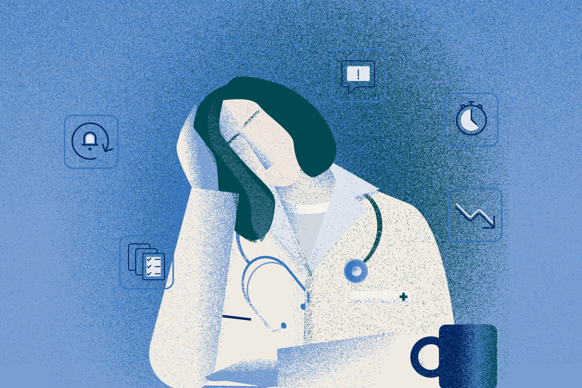 Physician burnout feature image