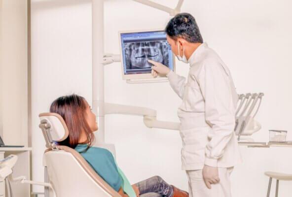 dentist and patient