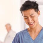 Physician reads about HIPAA and healthcare marketing