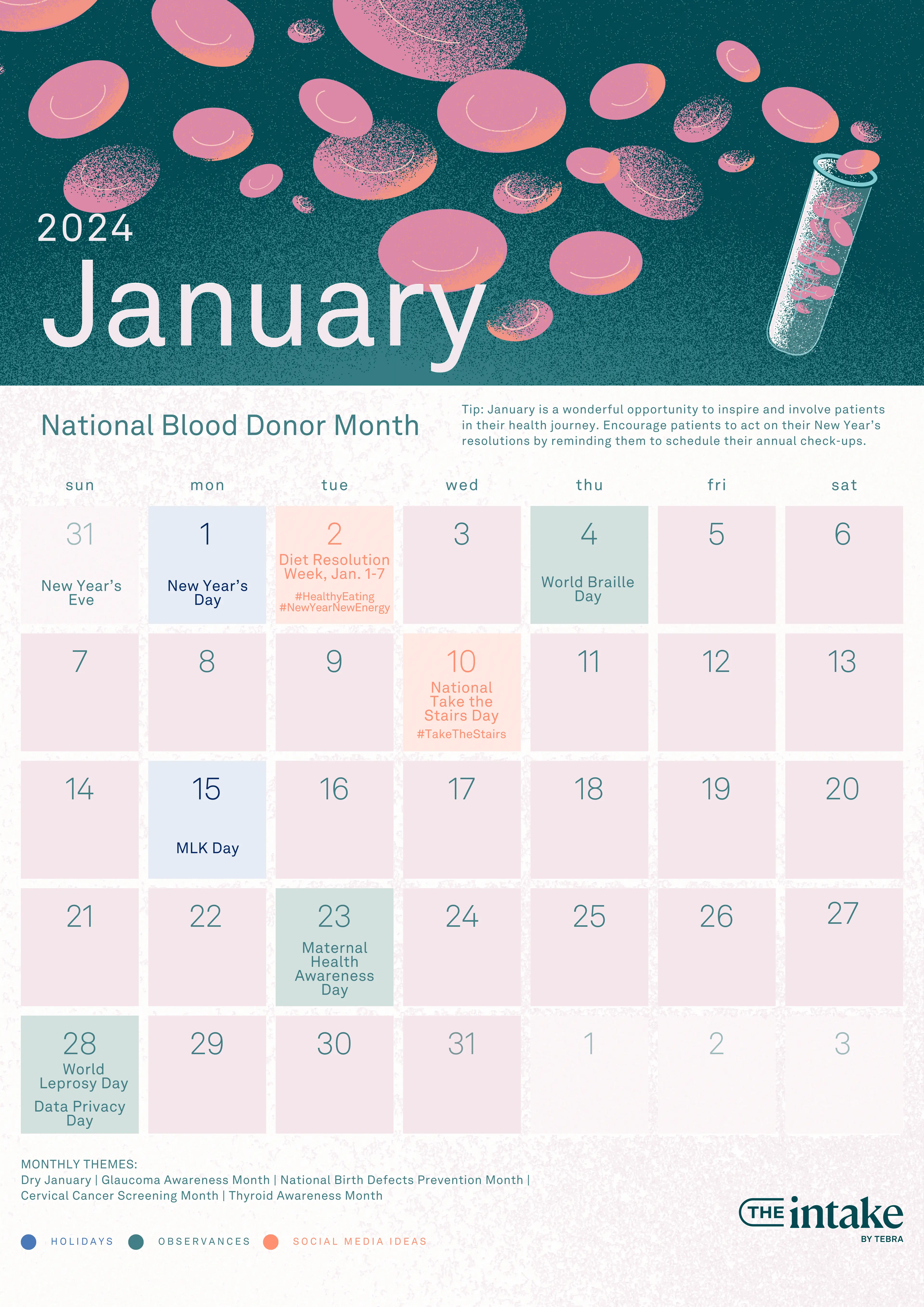 The Intake Marketing Calendar