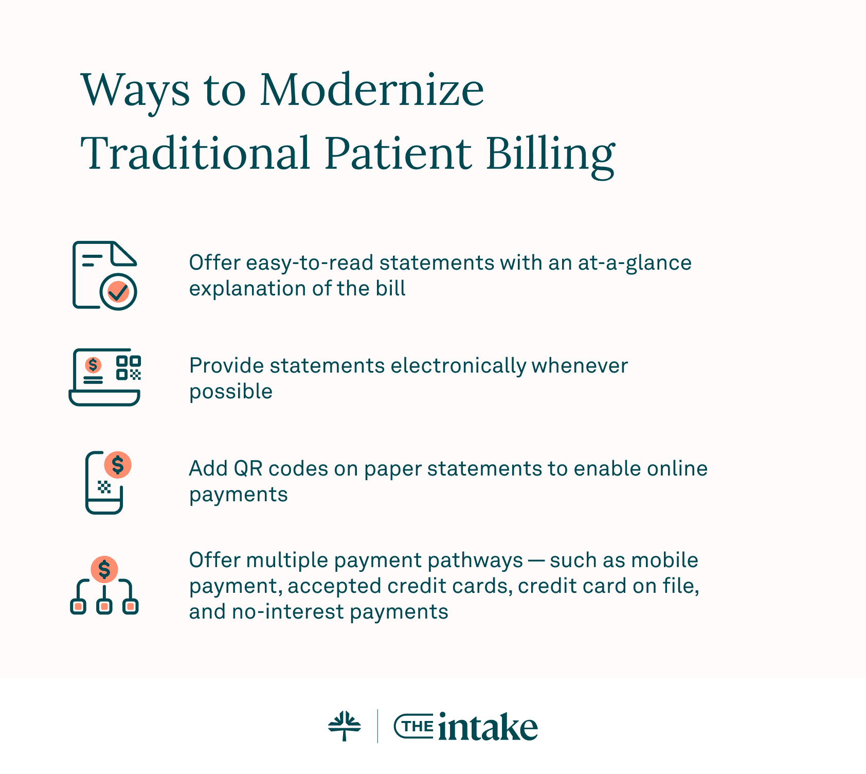 Ways to modernize traditional patient billing