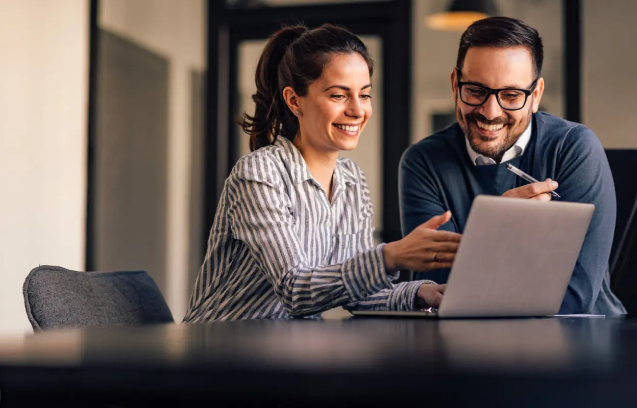 Medical billing company owner shows medical practice owner how to speed up medical insurance payments