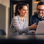 Medical billing company owner shows medical practice owner how to speed up medical insurance payments