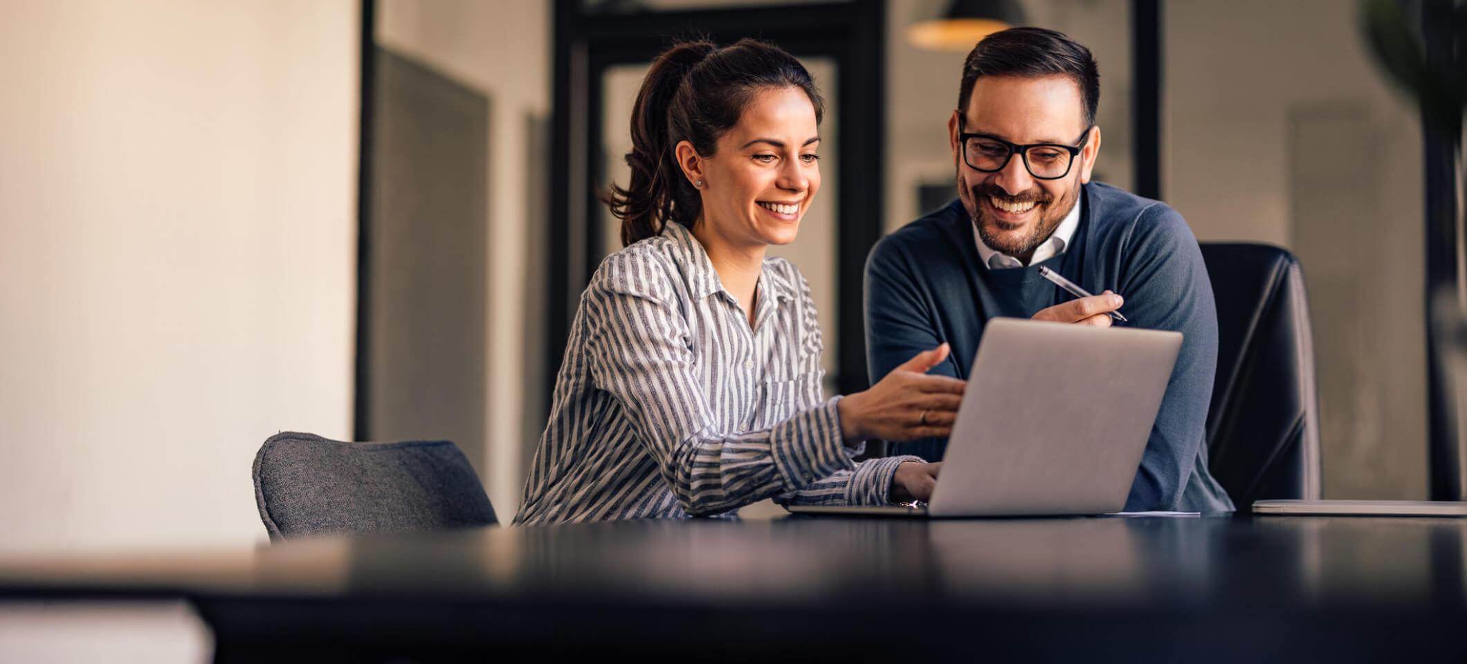 Medical billing company owner shows medical practice owner how to speed up medical insurance payments