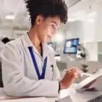 doctor in a lab setting