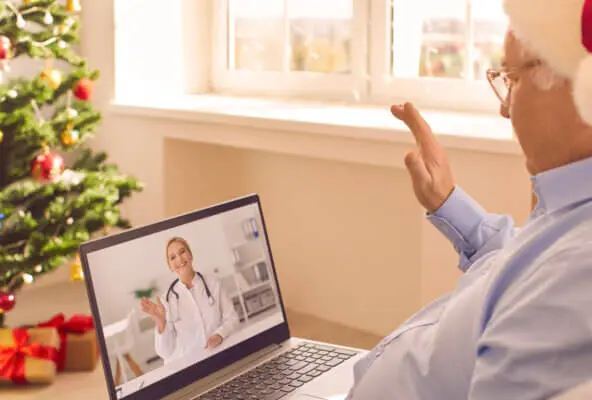 Physician prepares independent practice for holidays with telehealth