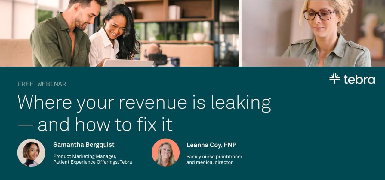 The Intake Tebra free webinar fix revenue leaks