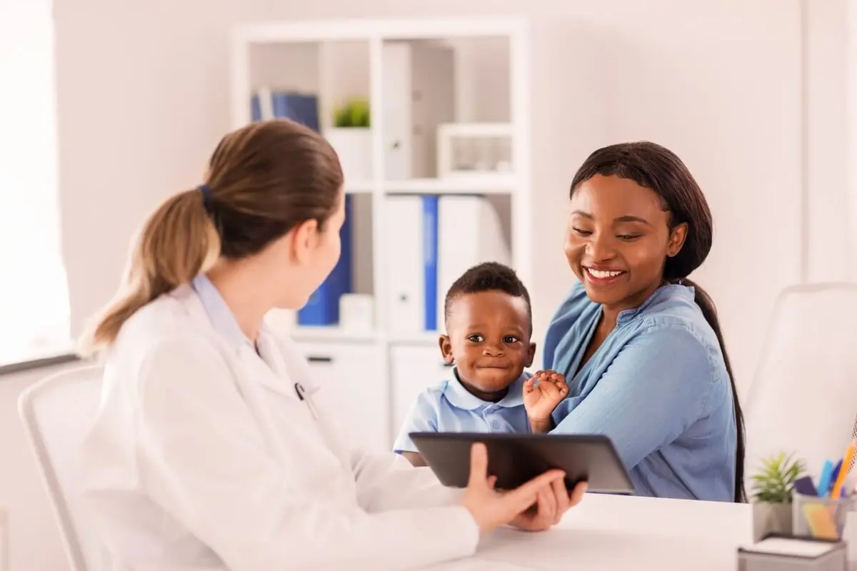 provider showing patient experience software