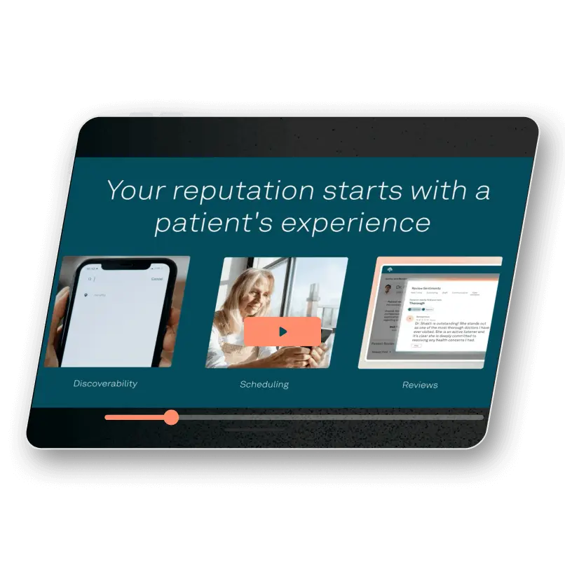 Patient experience demo video