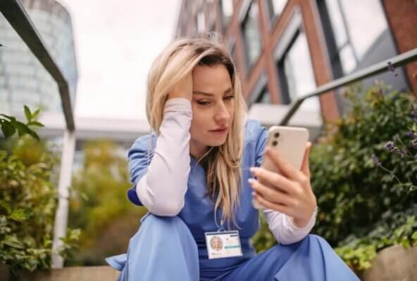 Doomscrolling is one of several harmful physician burnout coping mechanisms.