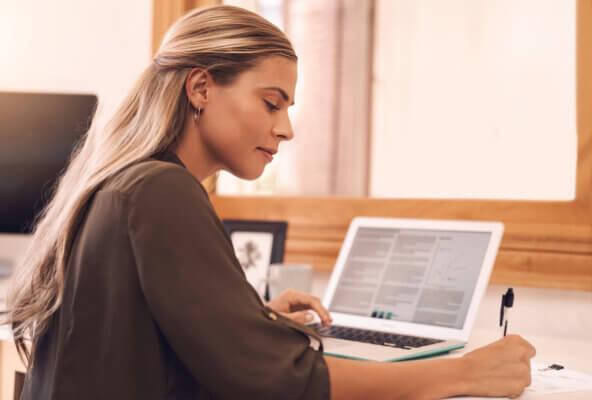 remote billing company worker