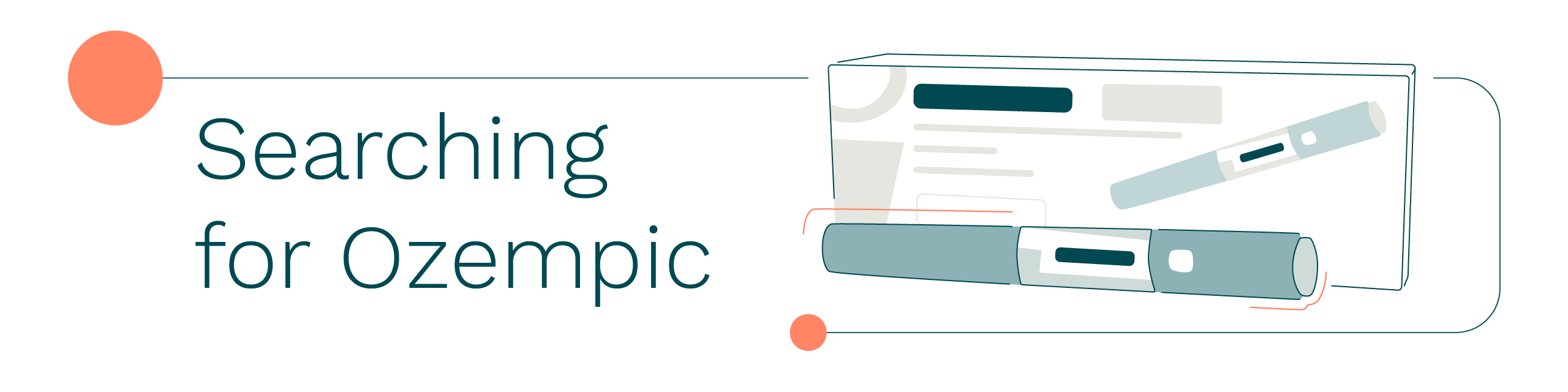 Searching for Ozempic graphic