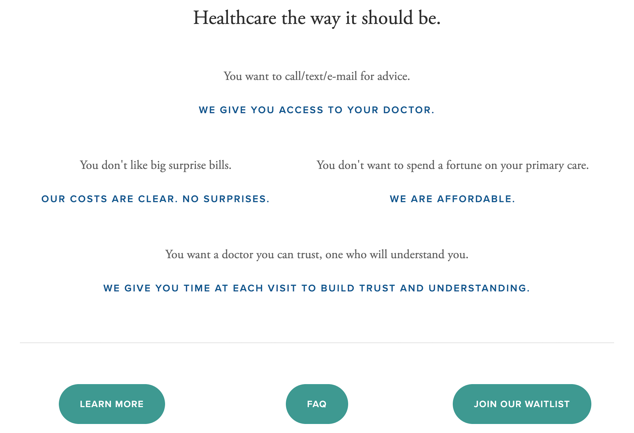 Halycon Health medical practice design example website screenshot